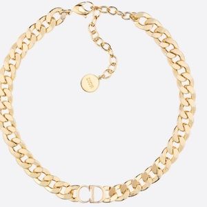 Dior gold choker